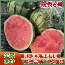 【热卖中】嘉秀6号西瓜江夏产区甜度高皮毛好对接全国