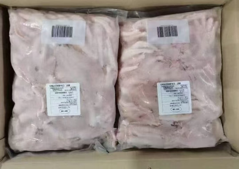 进口泰国139厂冻鸡爪干净无杂质品质保证证件齐全非现货