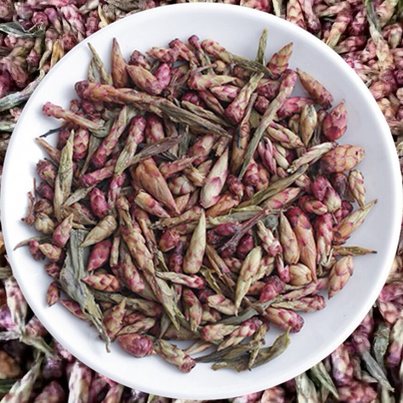 云南红雀嘴茶野生古树紫芽饱茶雀舌春茶普洱生茶