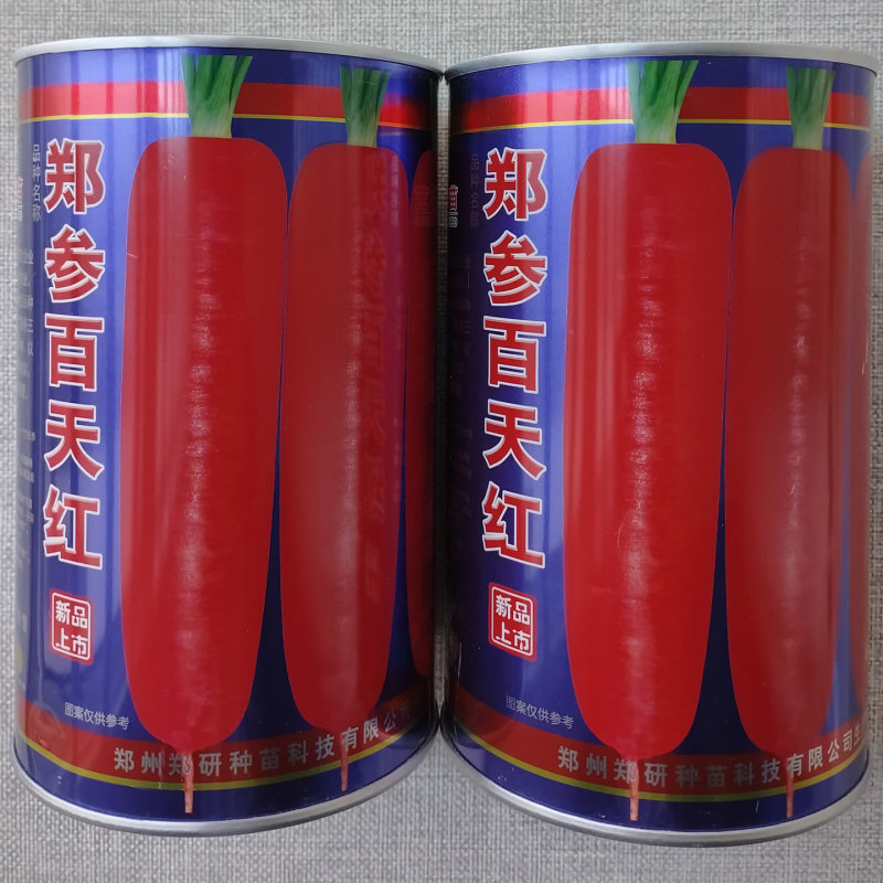郑参百天红胡萝卜种子口感脆甜皮色鲜艳郑研优质三红胡萝卜种