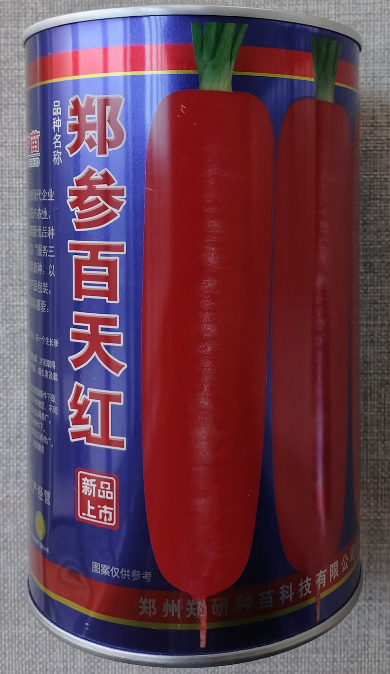 郑参百天红胡萝卜种子口感脆甜皮色鲜艳郑研优质三红胡萝卜种