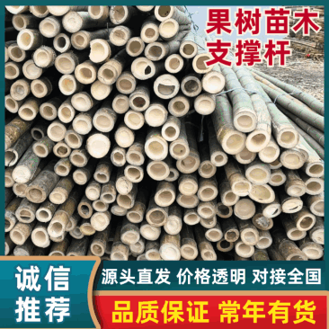 【精品】3米3.5米4米竹竿香蕉支撑杆果树苗木支撑杆