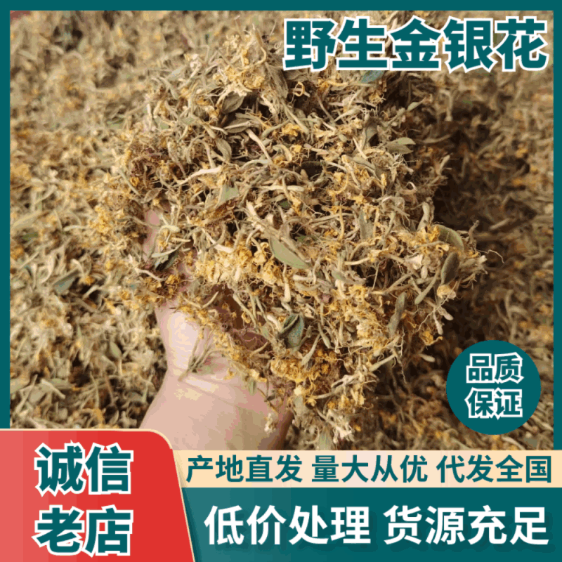 中药材金银花贵州自家产地直发无硫无霉无杂质市场货