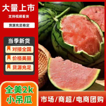 2K小吊瓜小糖丸手撕西瓜脆甜可口回味无穷可对接全国客商