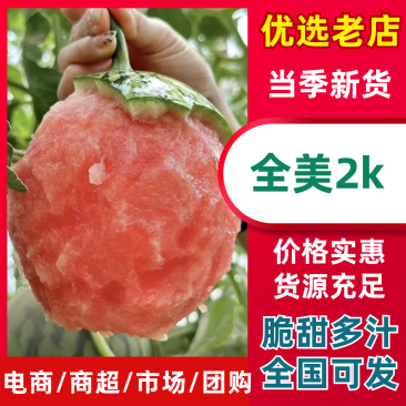 小吊瓜全美2K西瓜小糖丸西瓜产地直发量大从优可视频看