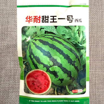 华耐甜王一号西瓜种子高产中早熟抗病红瓤西瓜种籽春秋播