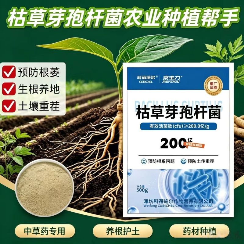 【正品】枯草芽孢杆菌正品200亿含量生根养地提苗