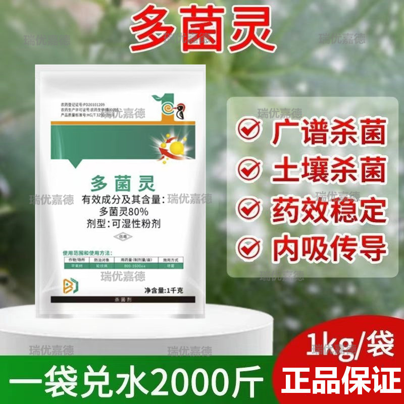 80%多菌灵杀菌剂通用型花药百淸多肉植物花卉除菌剂黑腐白