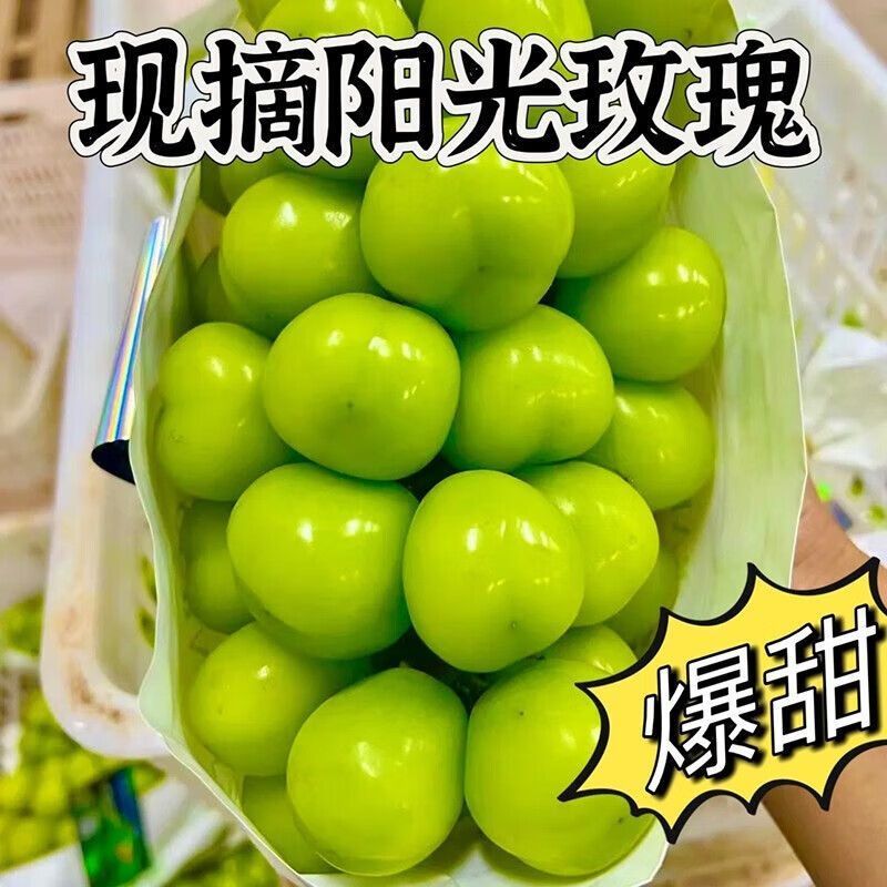 《爆款推荐》公安县阳光玫瑰/湖北葡萄/自家种植便宜