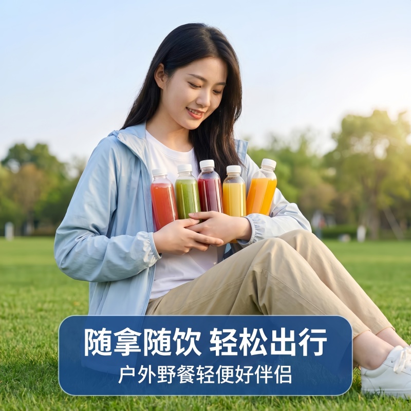 PET食品级分装酒密封瓶蜂蜜果汁米酒分装瓶加厚500ml