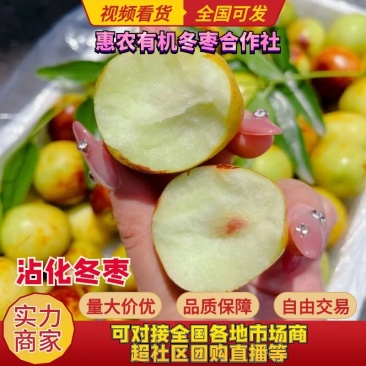 精选大荔冬枣多多买菜抖音快手一件代发社区团购电商大量现货