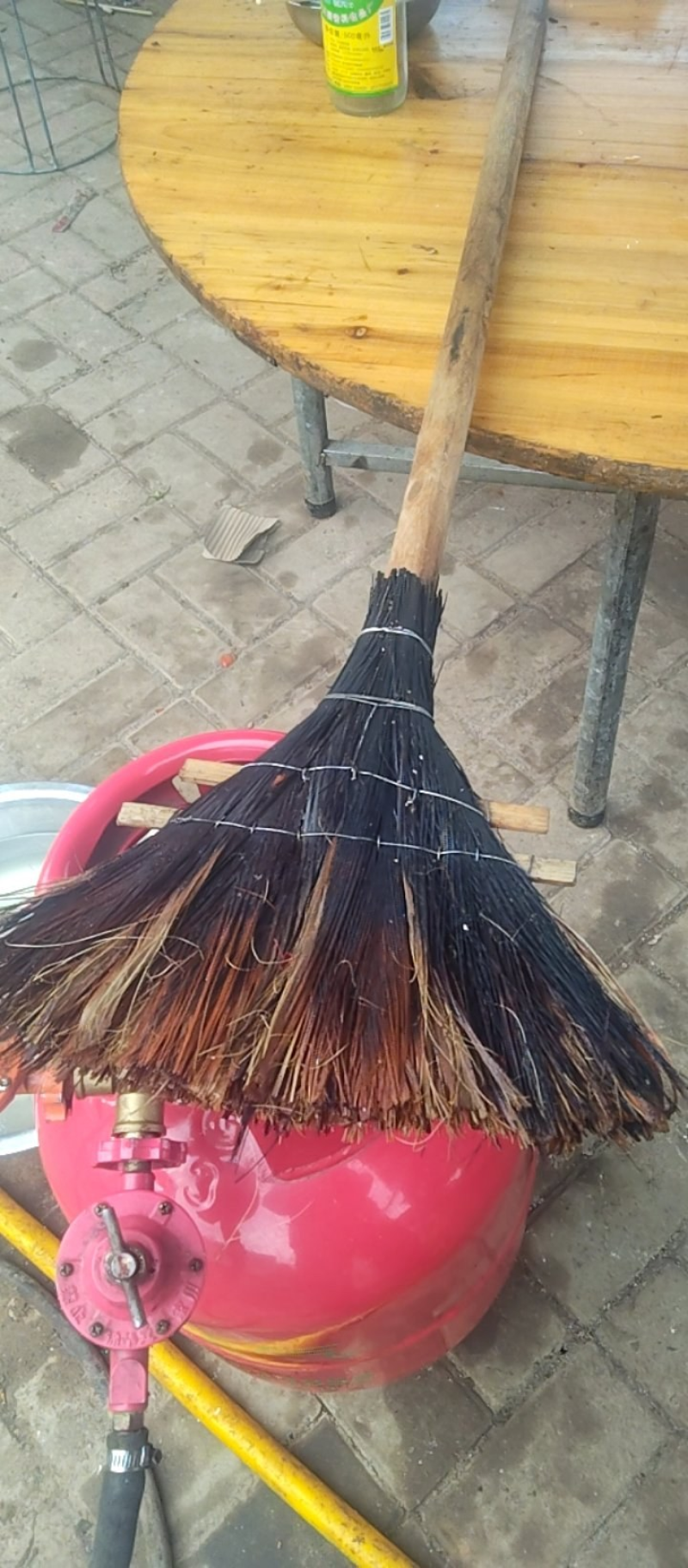 扫帚棕竹竿手工扫把
