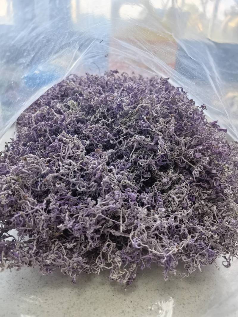 紫色莓茶干茶，初级农产品