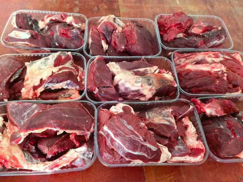 鹿肉屠宰后鹿肉