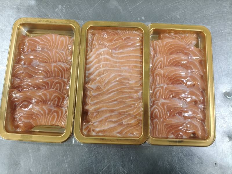 三文鱼烟熏三文鱼切片，500克/盒
