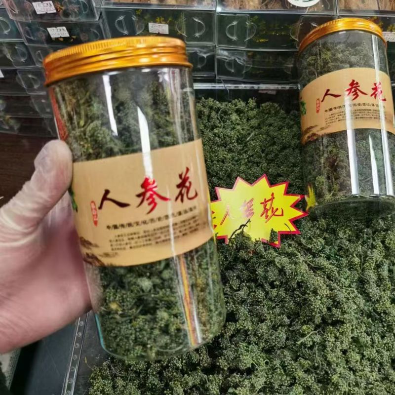 人参花五年参大花，干花