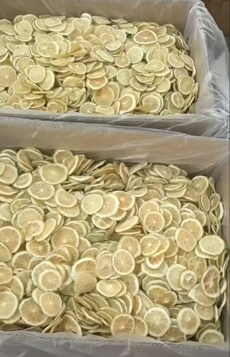 香水柠檬干烘干，统货，片径3cm以上，已去边皮