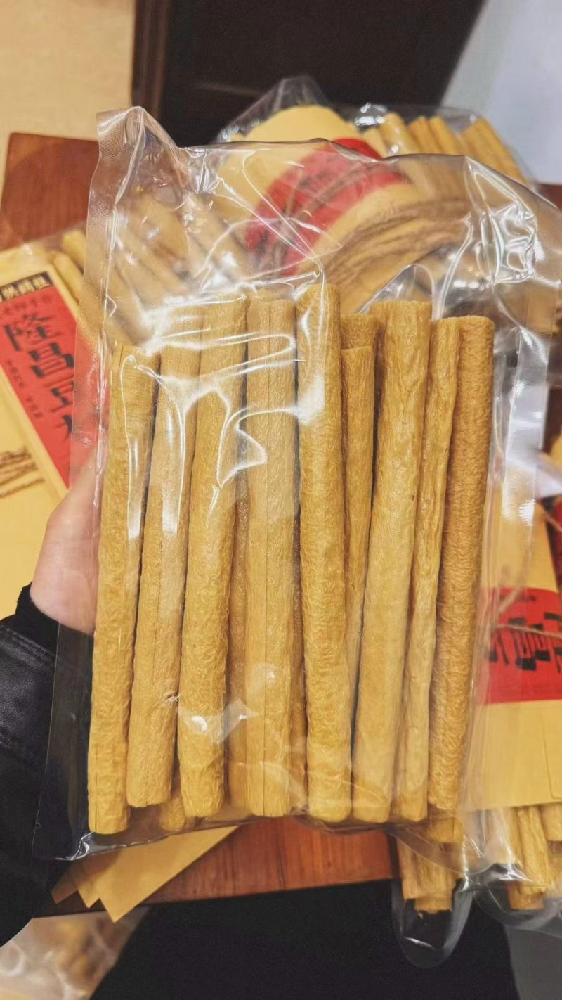豆筋隆昌非遗地标产品，隆昌豆杆