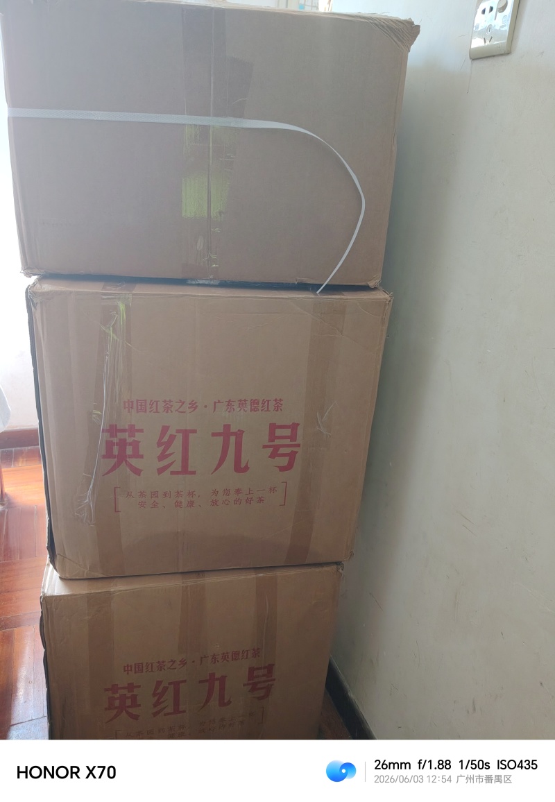 英红九号普通英红九号红色/金色包装250g/袋一级