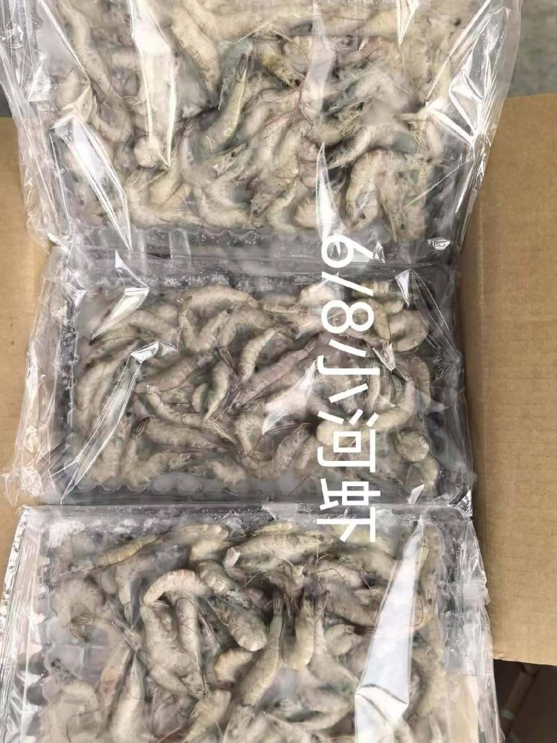 河虾150g*10板/件:4-6号33元/件,6-8号3