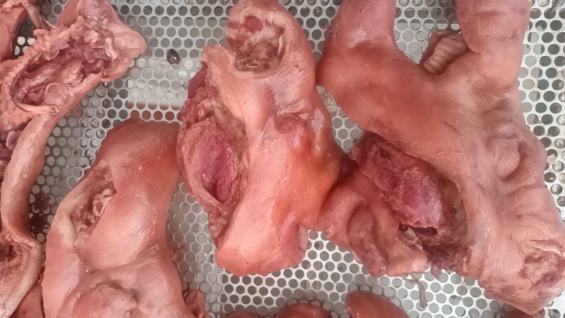 熟食整块真空包装，每块约4斤