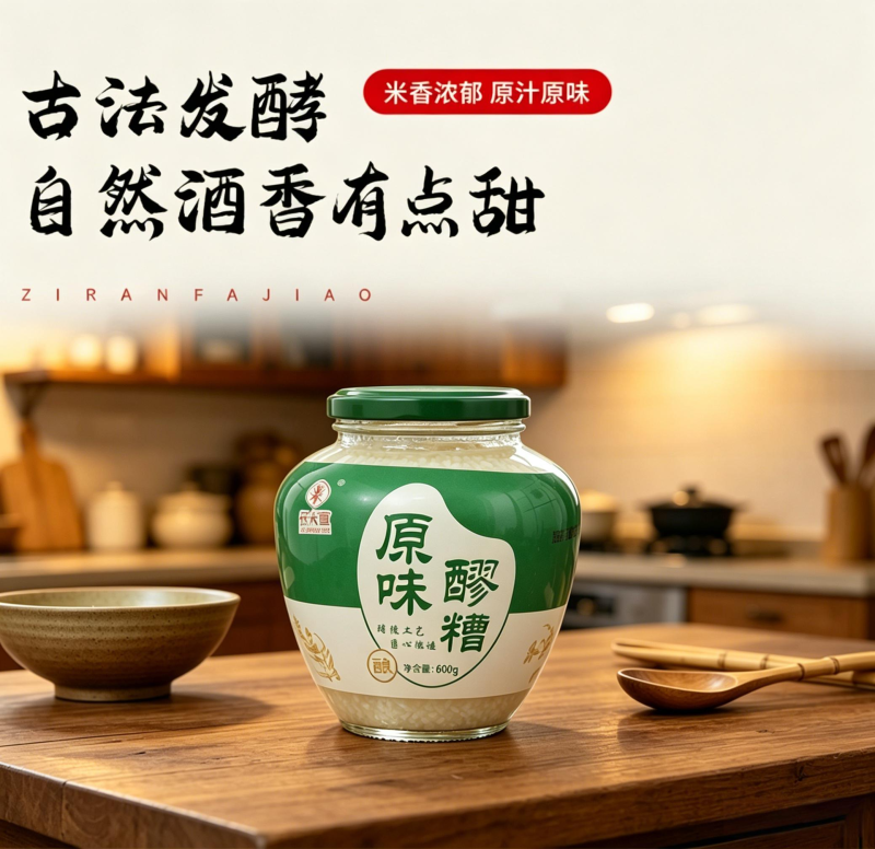 醪糟桶装，1千克/桶