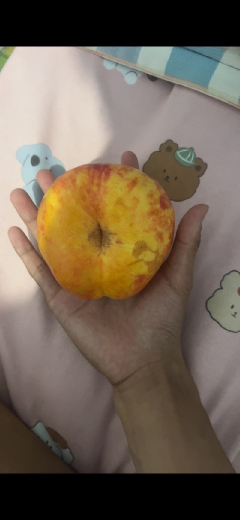 油蟠桃7-7品种，一斤2-3个