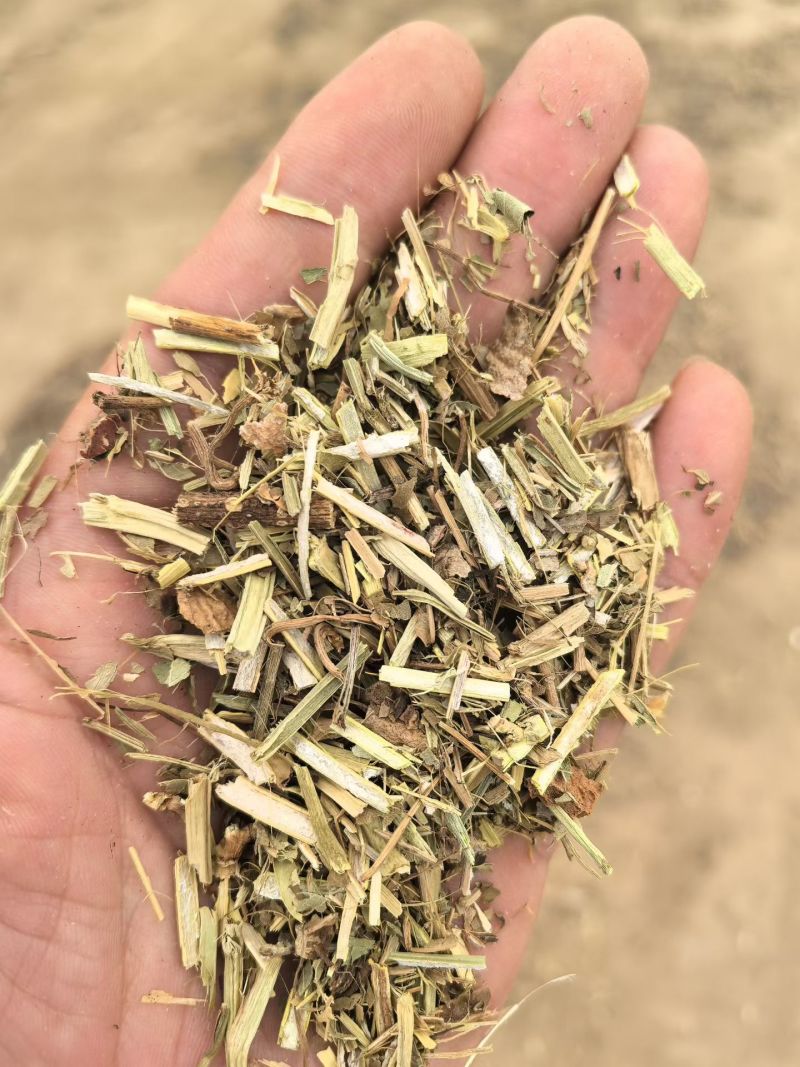 花生秧草粉,草段