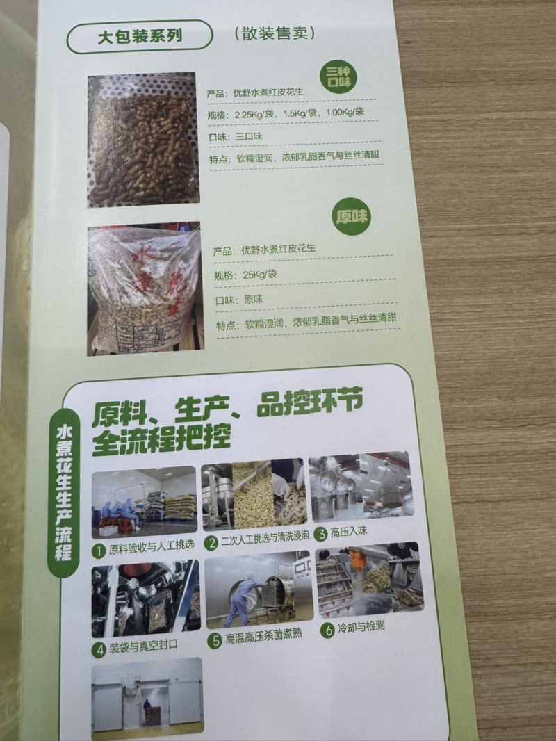 水煮花生300g/包，另有2.25kg/1.5kg/1k