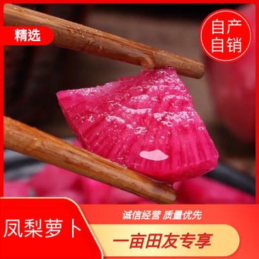 萝卜，正宗紫美人凤梨萝卜水果萝卜脆甜多汁口感好包邮