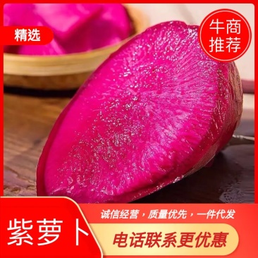 萝卜紫萝卜俗称水果人参一件代发包售后,量大从优