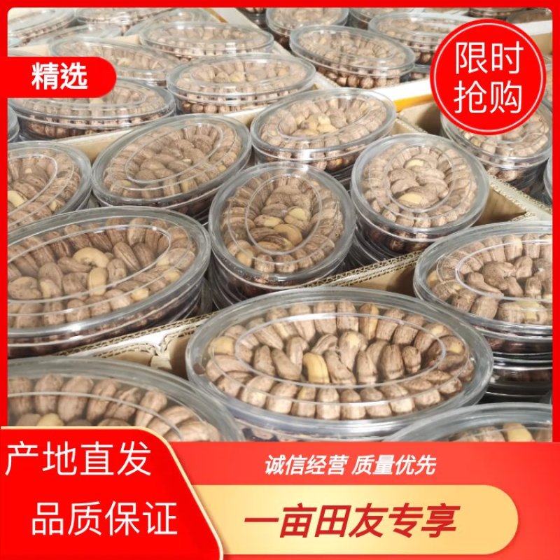 越南红标盒装腰果批发代发坚果零食带盒克接受定制净重