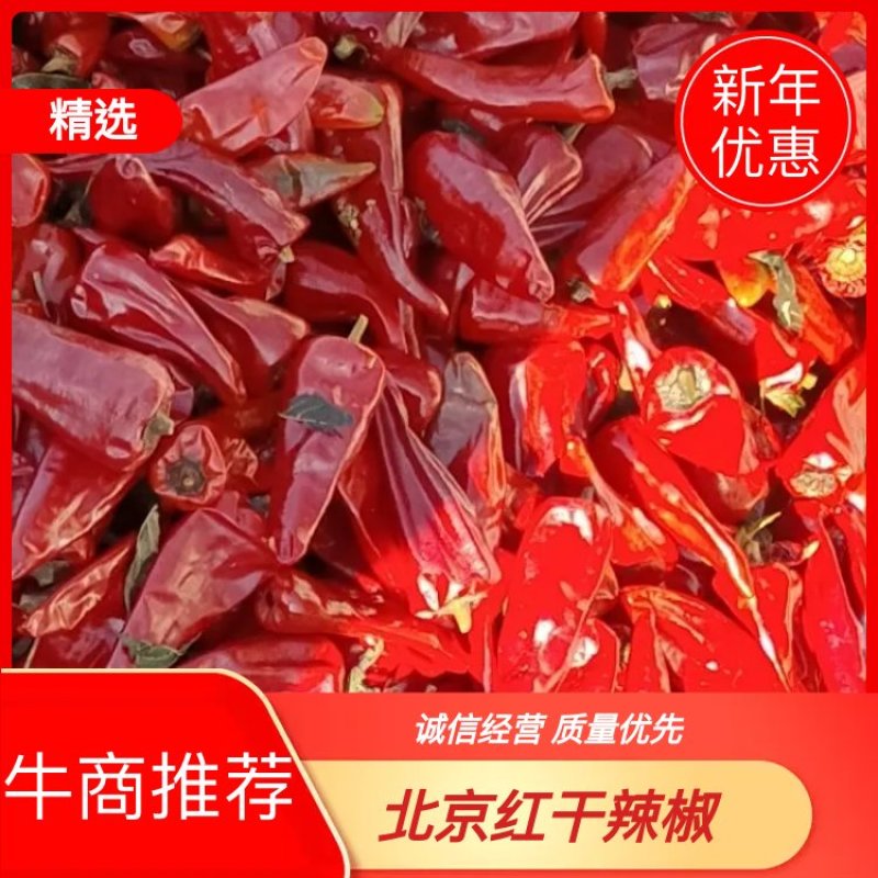 干辣椒大量供应山西应县剪把北京红，六寸红，个大，颜色好