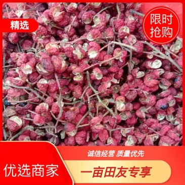 【优】大红袍花椒陕西韩城大红袍，色泽鲜艳，麻香四溢。
