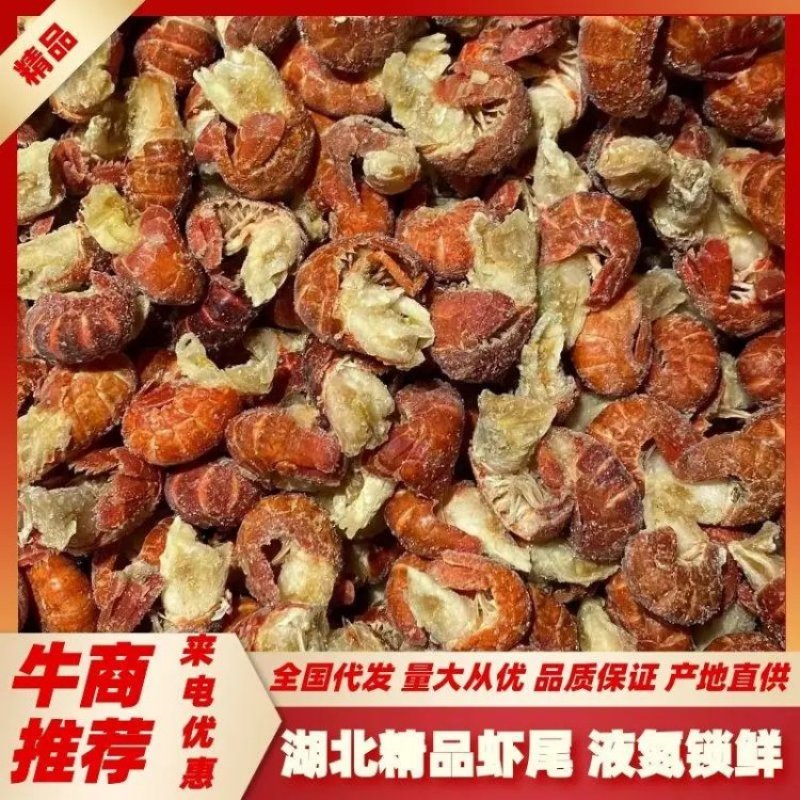 【虾尾】湖北精品小龙虾尾优质水产液氮锁鲜产地直发量大从优