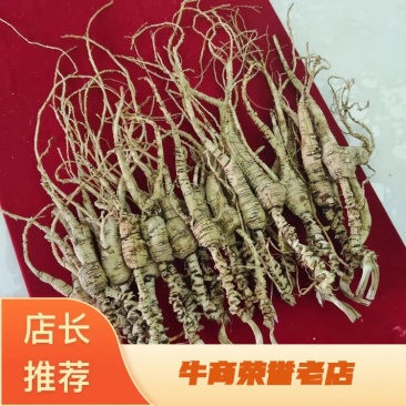 野山参40年生野山参老残枝干品可煲汤泡茶切片