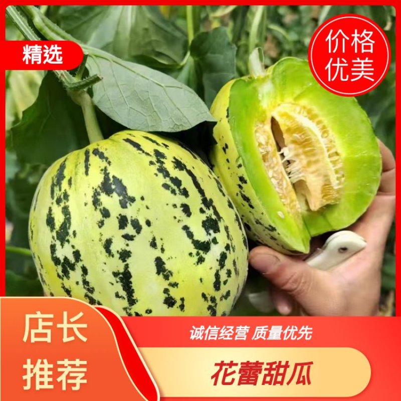 花蕾，花美人甜瓜皮薄脆甜，精品1斤左右，专业代收代发