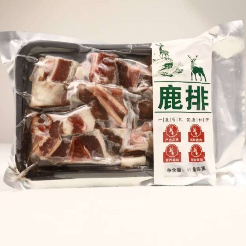【精品】新鲜鹿排骨基地直销量大质优价格优惠一手货源
