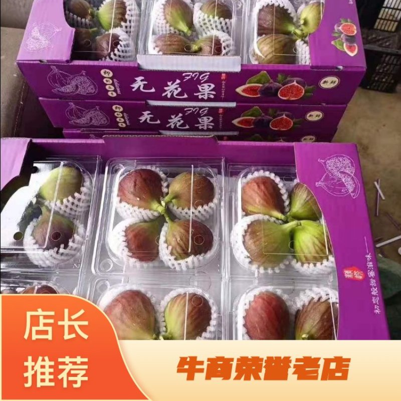 无花果新鲜采摘口感好全年供货空运直达价格优惠欢迎老板来电
