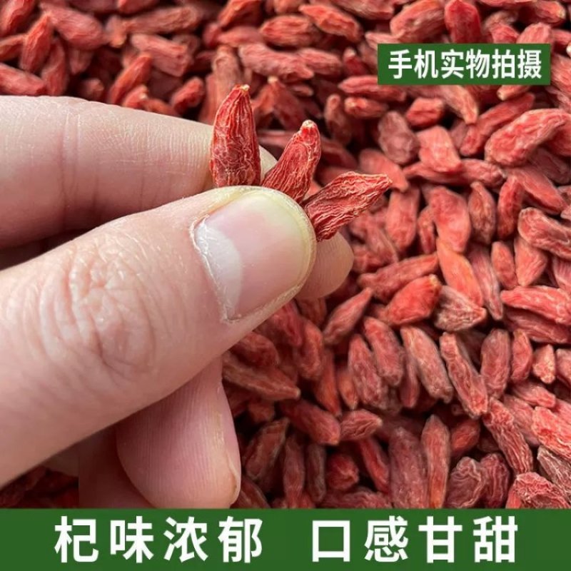 宁夏中卫红枸杞货品直销。所见即所得天热不粘手。
