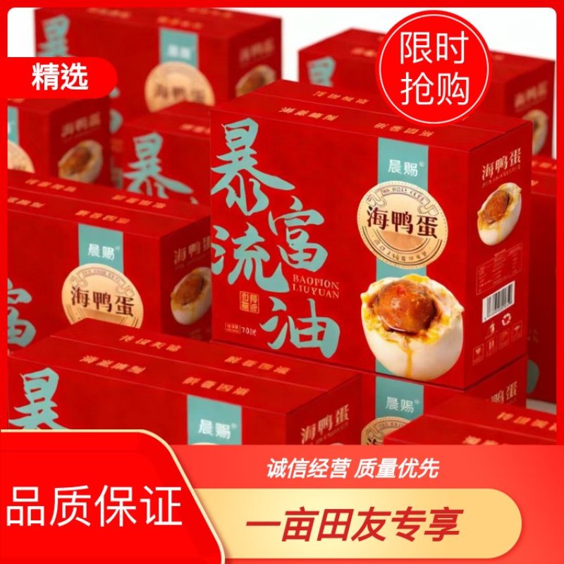 《海鸭蛋礼盒》河南海鸭蛋产地直发批发一件代发品质保证