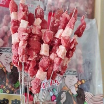 刚到的羔羊肉串，钢签装，一箱10包。