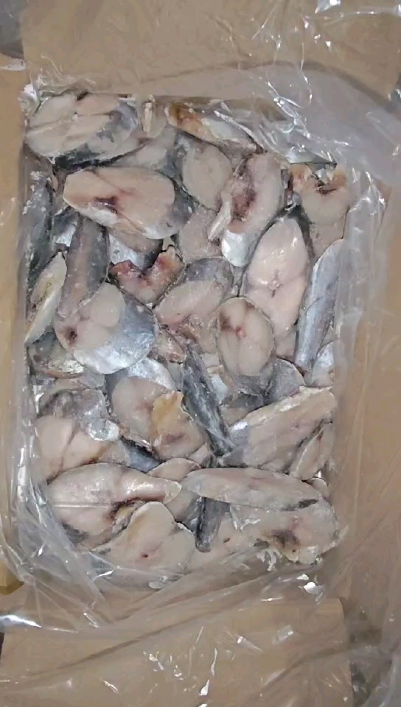鲅鱼块去内脏，开箱实拍！