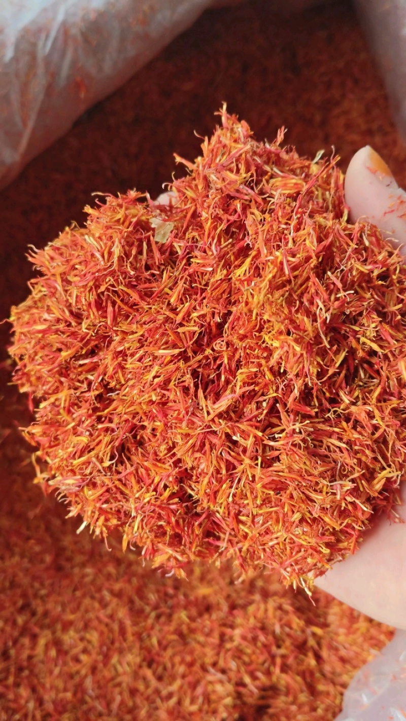 红花草红花纯货不掺假新疆红花泡脚料