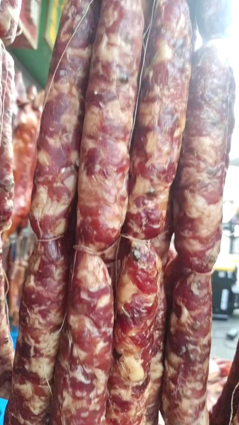 纯猪肉香肠干度好颜色味道超市食堂1件60斤常年批发