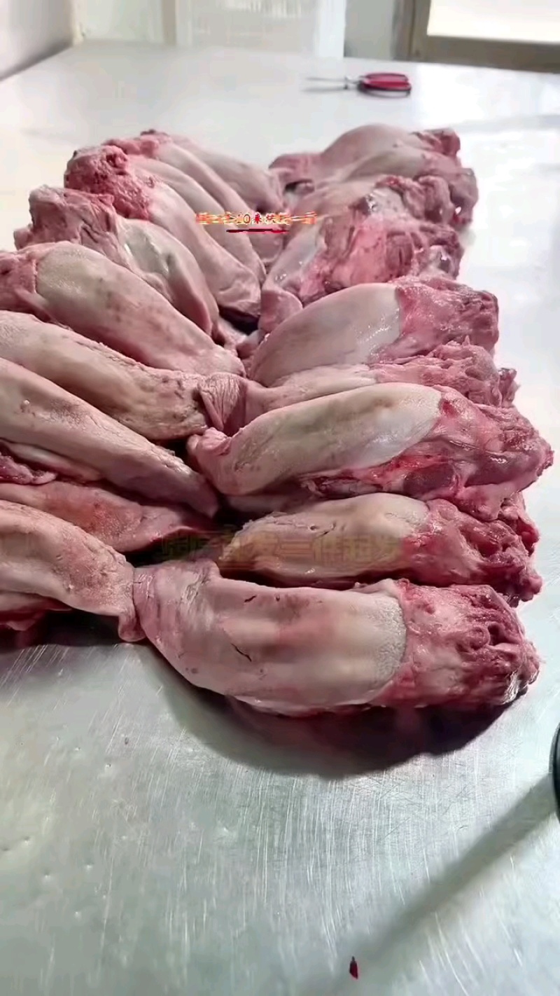 嘎嘎新鲜的猪口条，当天现宰速冻发货！