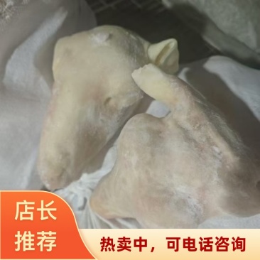 山东菏泽牡丹区直发水褪带皮羔子头3斤多羊头羊副产品大量供应
