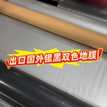 地膜打孔地膜:纯黑地膜银黑双色地膜定制打孔