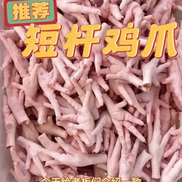 大号短杆鸡爪，40-45克/只，净重19斤，国产新鲜！