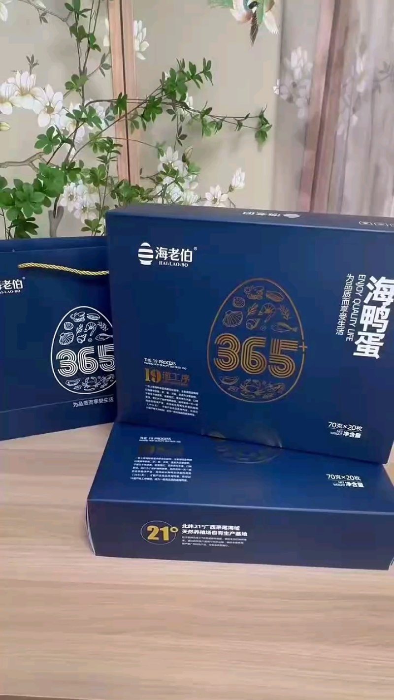 精品礼盒熟海鸭蛋真空包装